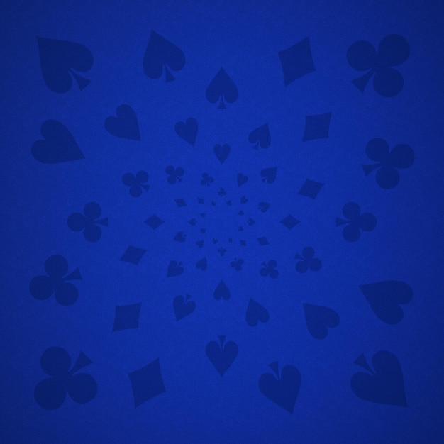 El fondo azul del casino