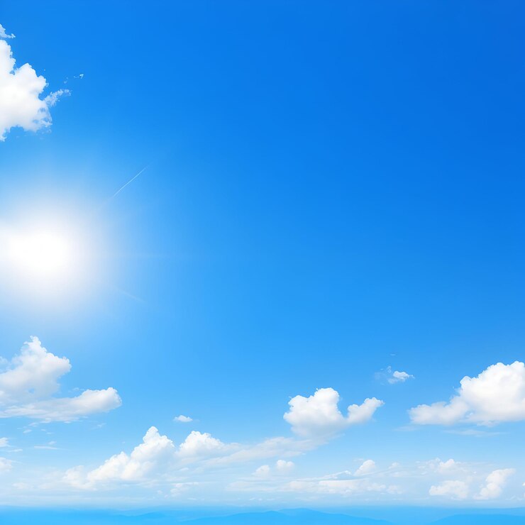 fondo azul del cielo