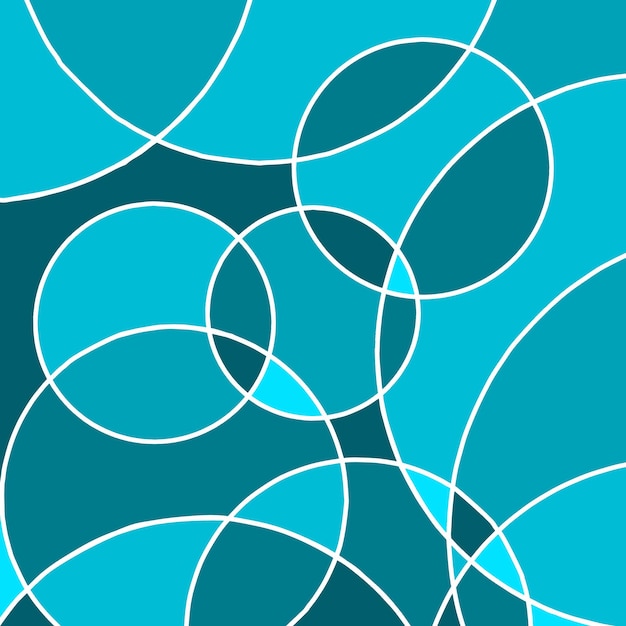 un fondo azul con círculos como círculos y un fondo azul