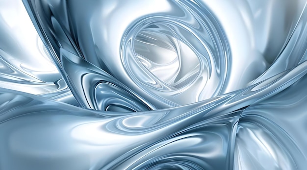 Fondo azul claro abstracto en 3D