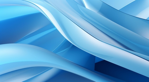 Fondo azul claro abstracto en 3D