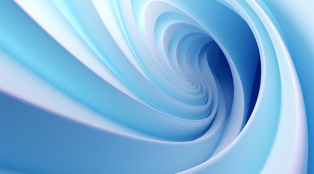 Fondo azul claro abstracto en 3D