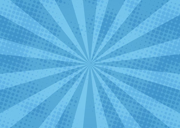 fondo azul cómico.