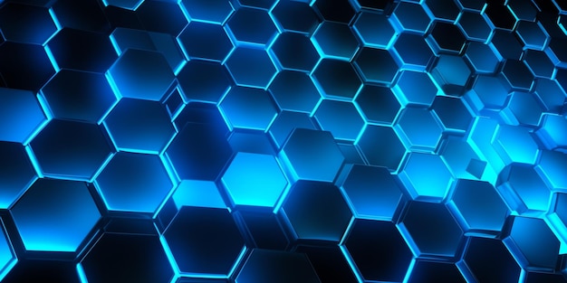 Fondo azul dinámico abstracto