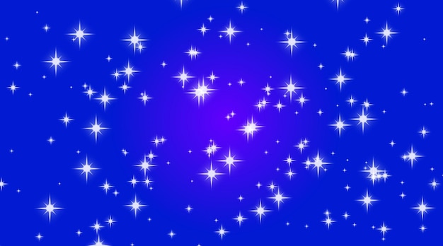 Un fondo azul con estrellas y las palabras estrellas en él