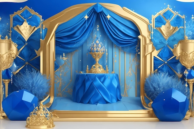 Fondo Azul Fiesta Elegante Mejora Tu Momento Especial