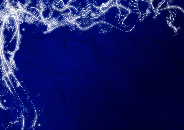 un fondo azul con humo blanco y un fondo azul