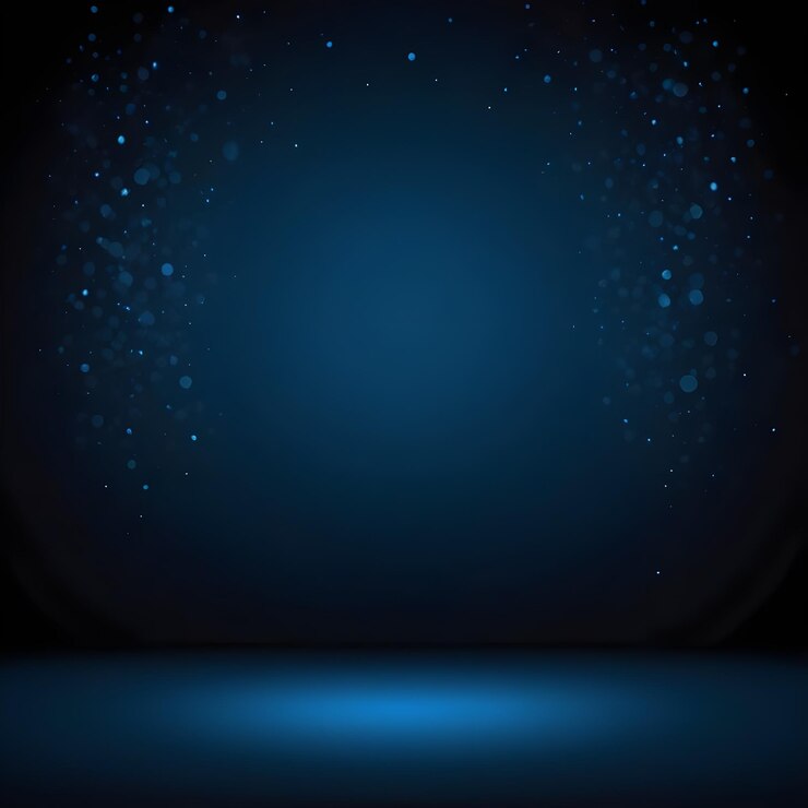 un fondo azul con una luz azul y una luz azul