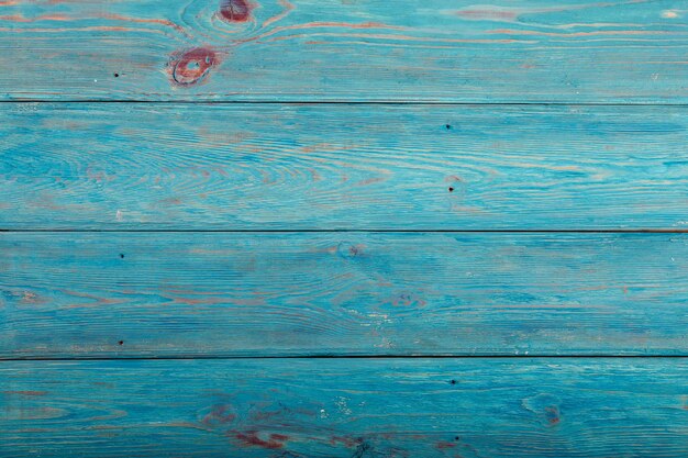 Fondo azul de madera grunge