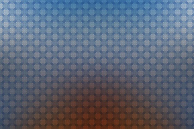 Fondo azul y naranja abstracto con patrón hexagonal
