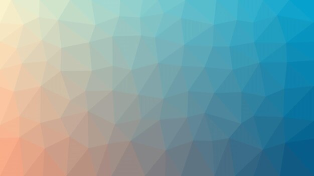 Un fondo azul y naranja con un patrón de triángulo.