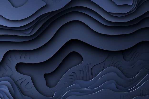 Fondo azul oscuro abstracto con efecto de rayas de línea de onda dinámica ar c