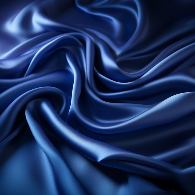 Fondo azul oscuro abstracto satén de seda color azul marino fondo elegante con espacio para el diseño