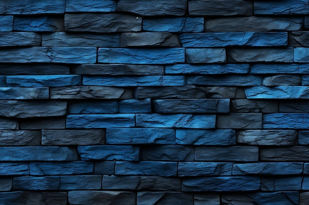 Fondo azul de la pared