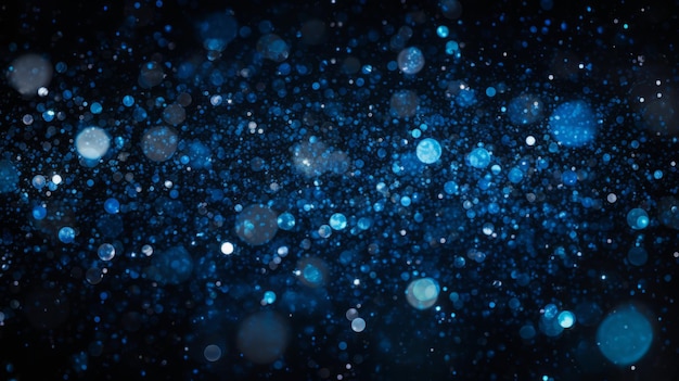fondo azul con puntos brillantes