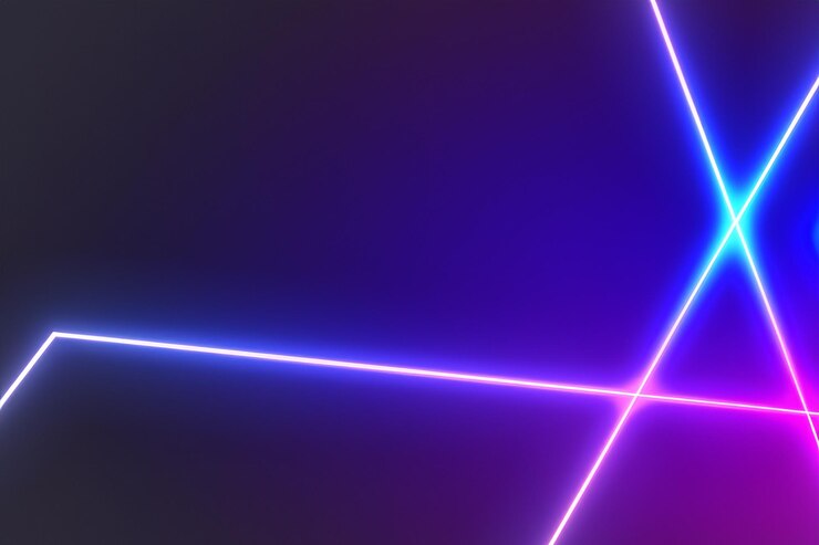 un fondo azul y púrpura con líneas azules claras y púrpuras