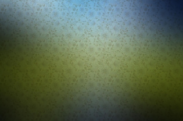 Fondo azul y verde abstracto con un patrón de gotas de agua