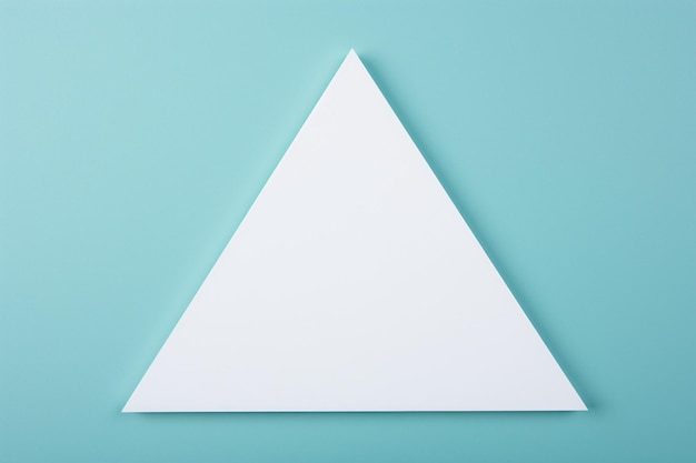 Foto un fondo azul y verde con un triángulo blanco en el medio