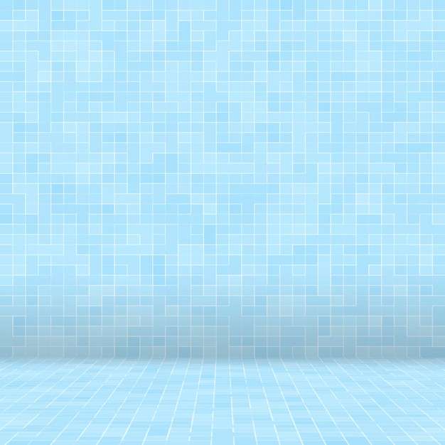 Foto fondo de azulejo de mosaico de piscina de textura. fondo de pantalla, banner, telón de fondo.