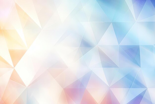 un fondo de azulejos abstractos de color con una ilustración de motivo triangular en el estilo de blanco claro