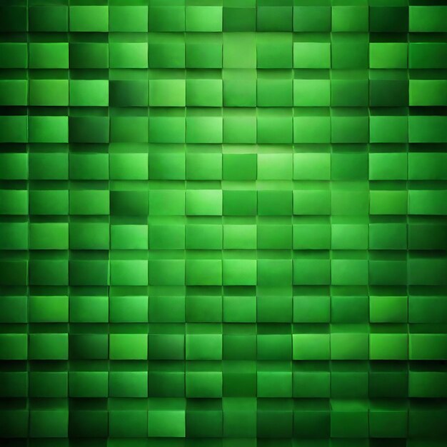 Foto fondo de azulejos de mosaico cuadrado de formato horizontal y verde abstracto