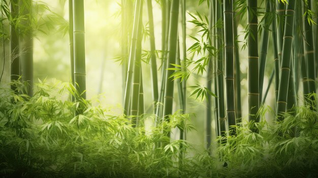 El fondo de bambú zen de la naturaleza