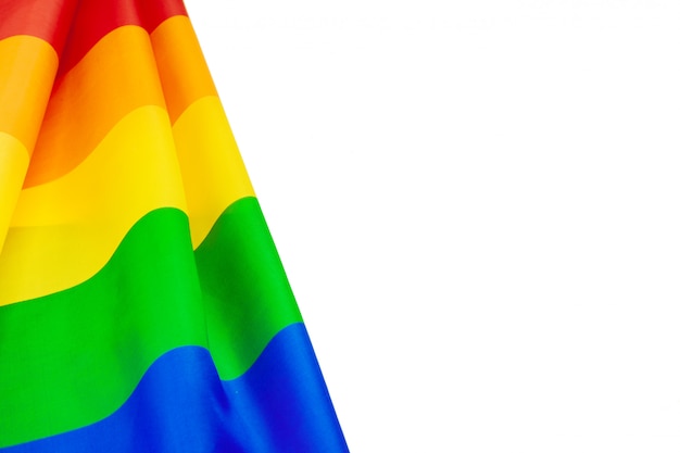 Fondo de bandera del arco iris del orgullo lgbt