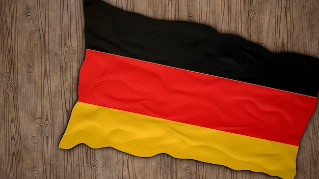 Fondo de la bandera nacional de Alemania con la bandera de Alemania