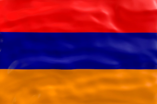 Fondo de la bandera nacional de Armenia con la bandera de Armenia