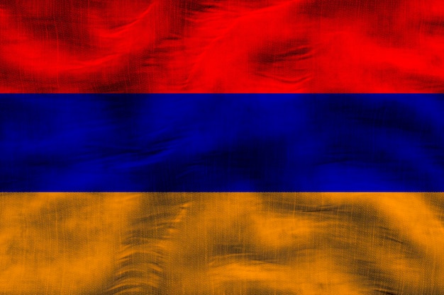 Fondo de la bandera nacional de Armenia con la bandera de Armenia