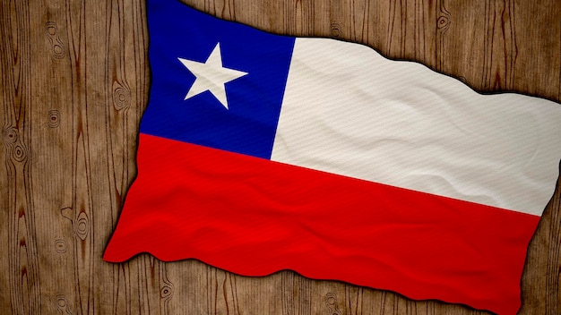 Fondo de la bandera nacional de Chile con la bandera de Chile