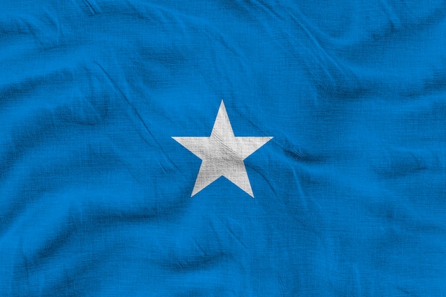 Fondo de la bandera nacional de Somalia con la bandera de Somalia