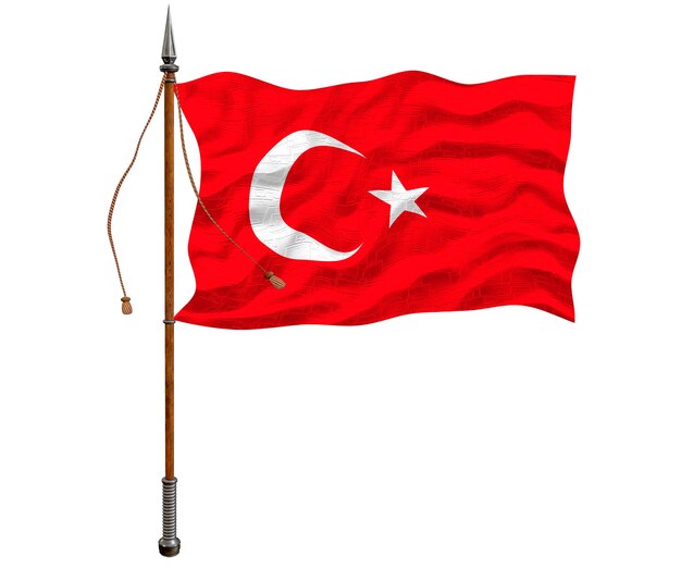 Fondo de la bandera nacional de Turquía para editores y diseñadores Fiesta nacional