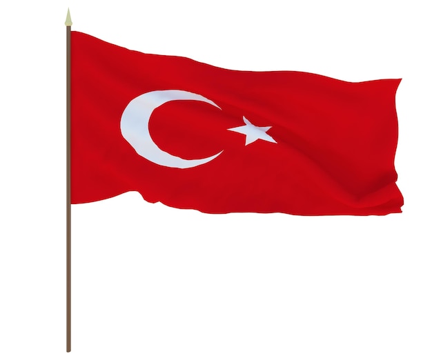 Fondo de la bandera nacional de Turquía para editores y diseñadores Fiesta nacional