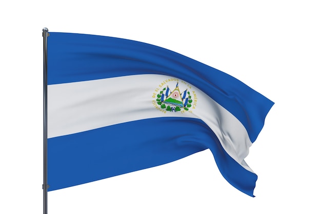 Fondo con bandera de el salvador