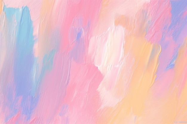 Fondo de banner abstracto de pintura de textura acrílica pastel Original orgánico hecho a mano