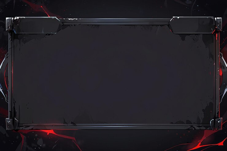 Foto fondo de banner en blanco para juegos