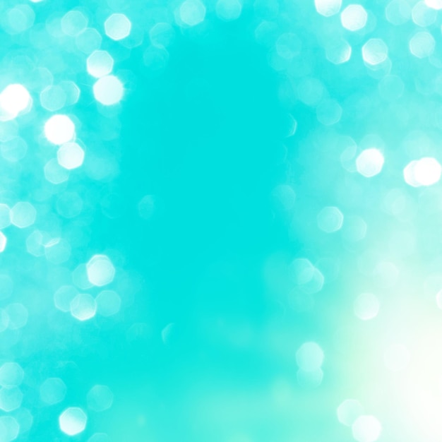 Foto fondo de banner de luces bokeh azul claro