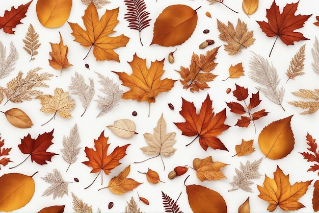 Fondo de banner de otoño y lindo fondo de pantalla de otoño