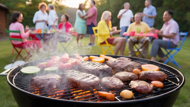 El fondo de la barbacoa