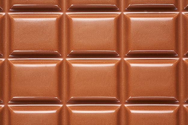 Fondo de una barra de chocolate de cerca.