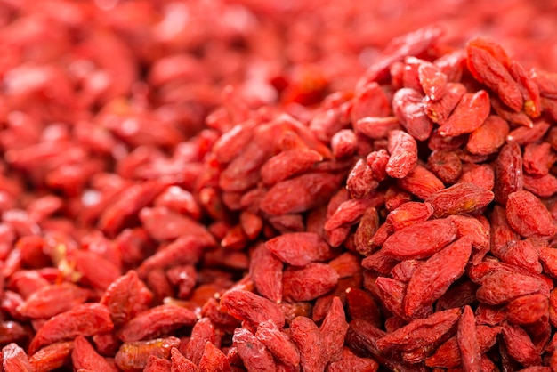 Fondo de bayas de Goji