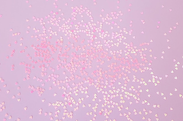 Fondo de belleza rosa brillante brillo reluciente minimalismo copyspace amor corazón Día de San Valentín