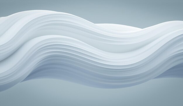 Fondo blanco en 3D abstracto