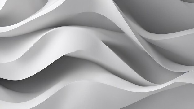 Fondo blanco 3d render ondas formas textura de fondo imágenes de fondo blanco limpio jpg