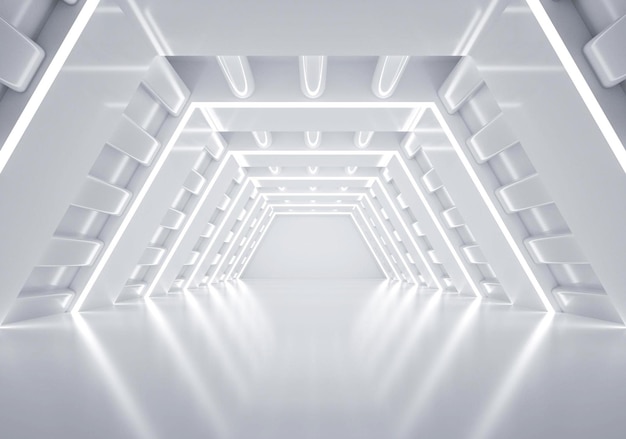 fondo blanco abstracto 3d arquitectura natural fondo de espacio vacío fondo conceptual fondo de pared