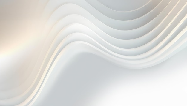 Fondo blanco abstracto en 3D