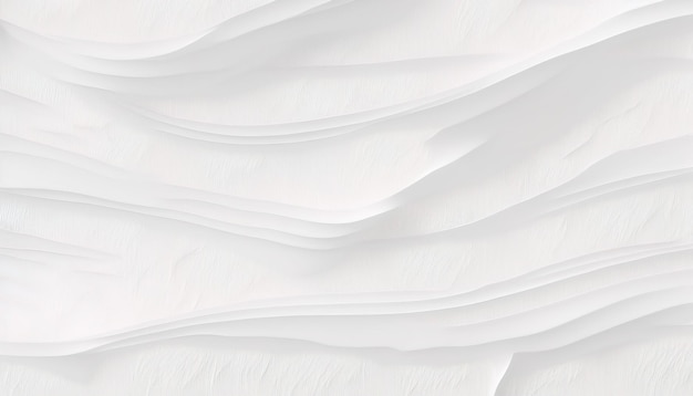 Fondo blanco abstracto Fondo abstracto blanco limpio y elegante con curvas suaves generado por ai