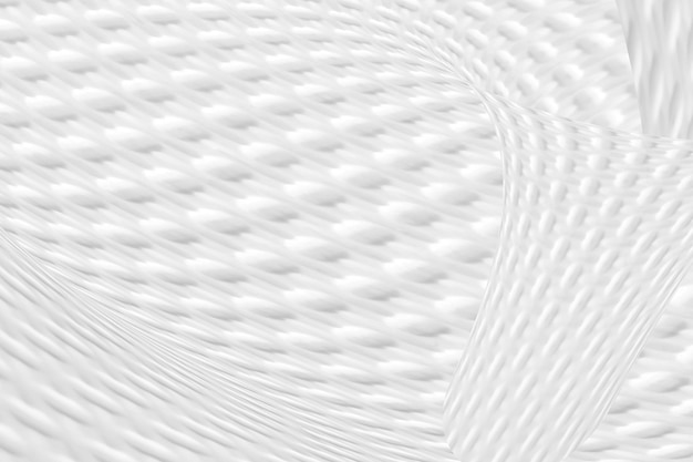Fondo blanco abstracto con líneas curvas.