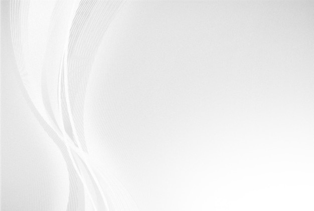 Fondo blanco abstracto con líneas fluidas